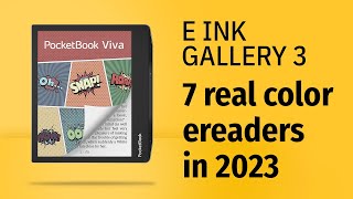 At Least 7 REAL Color EReaders Coming In 2023  EInk Gallery 3 [upl. by Cung]