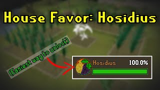 OSRS 100 Hosidius Favor  Quick and Easy Guide 2023 [upl. by Heppman]