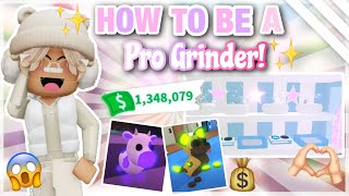 How To Be A PRO GRINDER In Adopt Me 2024 [upl. by Aremihc]