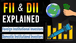 What are FII and DII in Stock Market Explained  Hindi [upl. by Leiruh835]