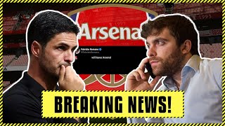 Fabrizio Romano Provides HUGE Arsenal BREAKING NEWS [upl. by Aleetha]