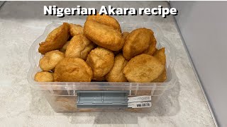 Nigerian Akarabeancake Recipe [upl. by Malia842]