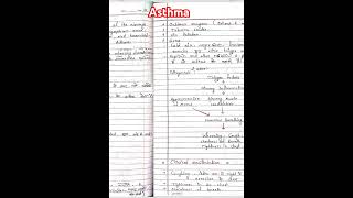 What is Asthma  Dpharma  Pharmacotherapeutics  best notes 📝🥰❣️💫📝 [upl. by Gelya]