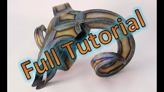 How to  welded metal sculpture  Ram Skull  Full Tutorial [upl. by Ilocin]