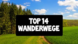 Die 14 schönsten Wanderwege Deutschlands  14 Top Trails of Germany [upl. by Asaret]