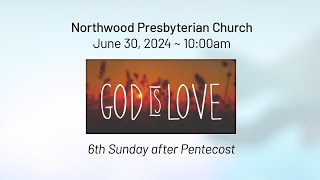 Northwood Presbyterian Church Sunday Sermon  June 30 2024 [upl. by Stephine611]