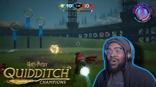 Harry Potter Quidditch Champions Gameplay Trailer REACTION [upl. by Sima]