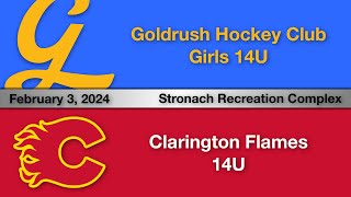 Goldrush 14U Girls vs Clarington Flames [upl. by Eed]