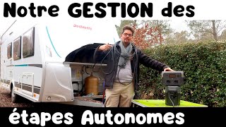 AUTONOMIE  comment on gère nos étapes en caravane  batterie ECOFLOW connexion  FamilyRoss [upl. by Calbert]