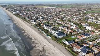 Bracklesham Bay to East Wittering Coastal Flight in 4K Video [upl. by Euqinorev574]