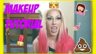 Drag Queen Makeup Tutorial  Rebecca Foxx [upl. by Lyon]