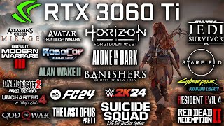 RTX 3060 Ti Test in 42 Games in 2024 [upl. by Hairahcaz]