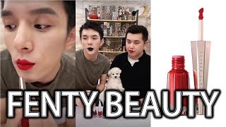 FENTY BEAUTYStunna Lip PaintLongwear Fluid Lip系列  Uncensored  Uncuffed  Unattached  Unveil [upl. by Nicoline]