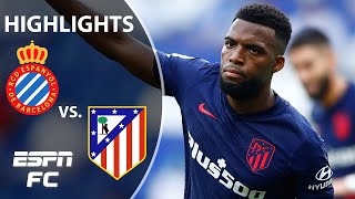 Atletico Madrid comes from behind with 2 late goals vs Espanyol  LaLiga Highlights  ESPNFC [upl. by Highams]