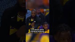 Lebron advice to bronny [upl. by Stew]