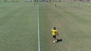 Lane Ladner  3 on BVBIA ECNL 0607 vs FC Dallas White [upl. by Kcirdor277]