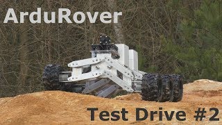 ArduRover Test Drive 2  Rough Terrain Test [upl. by Varin901]