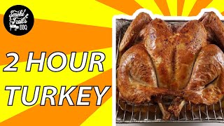 Fastest Way to Cook a Juicy Turkey with Crispy Skin Spatchcocked Butterflied Turkey [upl. by Sev]