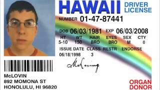 Superbad McLovin Chicka Chicka Yeah Fake ID Fake ID 1 Hour [upl. by Airotcivairam]