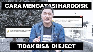 Harddisk Eksternal Tidak Bisa Di Eject Ini Cara Mengatasinya  100 Berhasil [upl. by Akissej]