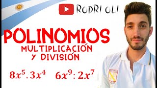 Multiplicación y División de POLINOMIOS  Argentina 🇦🇷 2020 [upl. by Ominoreg]