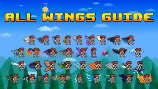 All Wings Guide  Terraria 13 [upl. by Mariette]