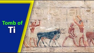 مقبرة تى بسقارة  Ti Mastaba at Saqqara [upl. by Lyontine]