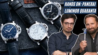 Honey I shrunk the PAM  The Panerai Quaranta collection [upl. by Mihsah]