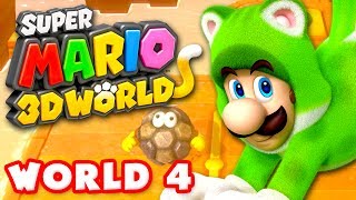 Super Mario 3D World  World 6 100 Nintendo Wii U Gameplay Walkthrough [upl. by Hathcock789]