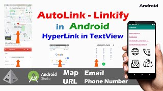 AutoLink in Android  Linkify TextView  Android TextView Hyperlink example [upl. by Diba]