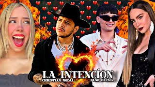 Christian Nodal Peso Pluma  La Intención  REACCION [upl. by Airotel502]