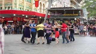 Brisbane International Salsa Rueda De Casino Multi Flash Mob [upl. by Meadow]