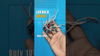 LED bulb driver circuit 12V 9W 15W 18W 20W ledlights ledbulb driver diy tech [upl. by Zacharie292]