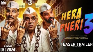 Hera Pheri 3 l Official Trailer l Akshay Kumar l Paresh Rawal l Sunil Shetty l Kartik Aaryan l John [upl. by Ruomyes]