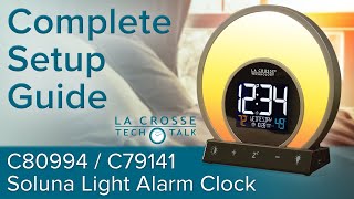 Soluna Light Alarm Clock Setup Guide [upl. by Nylaf]