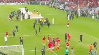 Al ahly Vs pyramids final Egyptian super cup 2023 entrance and tamer hosny show [upl. by Kalman]