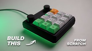 DIY Macro Pad Keyboard Build from Scratch with Custom PCB and Mechanical Switches [upl. by Kapor]