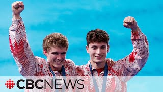 Canadians win bronze in 10m synchronized diving [upl. by Nel]