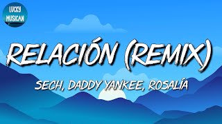 🎵 Reggaeton Sech Daddy Yankee J Balvin ft Rosalía Farruko  Relación Remix Letra\Lyrics [upl. by Jodoin]