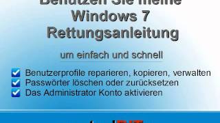 Windows 7 Benutzerprofile reparieren [upl. by Agrippina30]