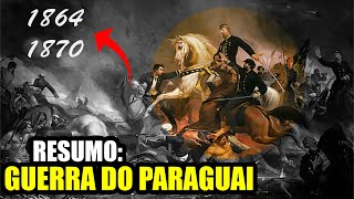 A HISTÓRIA RESUMIDA DA GUERRA DO PARAGUAI [upl. by Asilad694]