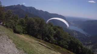 Parapendio Sighignola  Lanzo dIntelvi  II tappa trofeo dei laghi  30 06 2013 [upl. by Odetta740]