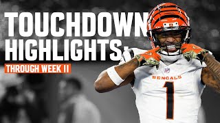 Every Bengals TOUCHDOWN Highlights Through Week 11 [upl. by Ained]