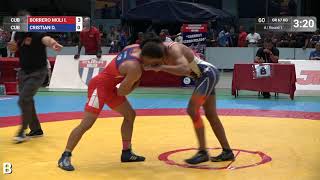 Round 1 GR  67 kg I BORRERO MOLI CUB v D CRISTIAN CUB [upl. by Aneehsal]