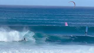 Windsurfing Hookipa Maui its firing 1182024 Kona Conditions World Class Windsurfers Ripping [upl. by Luapleahcim]