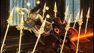 Dark Souls 3  Halflight Spear of the Church vs Ringed Knight  NO DAMAGE NG7 [upl. by Annaitat]