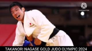 takanori nagase gold medal Takanori brings gold for japan  Judo Olympic 2024 [upl. by Gweneth]