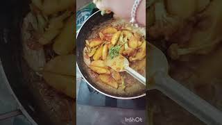 Todays recipe  fulkopi alu😋 YouTube  short video cooking 🥰 please do like and subscribe [upl. by Vida]