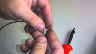 How to use a soldering iron to solder a wire Hard Wire automotive applications [upl. by Watanabe466]