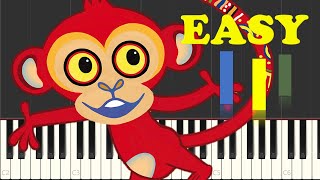 How To Play Tinga Tinga Tales Theme Song On Piano EASY [upl. by Rumpf]